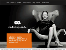 Tablet Screenshot of marketingaparte.com